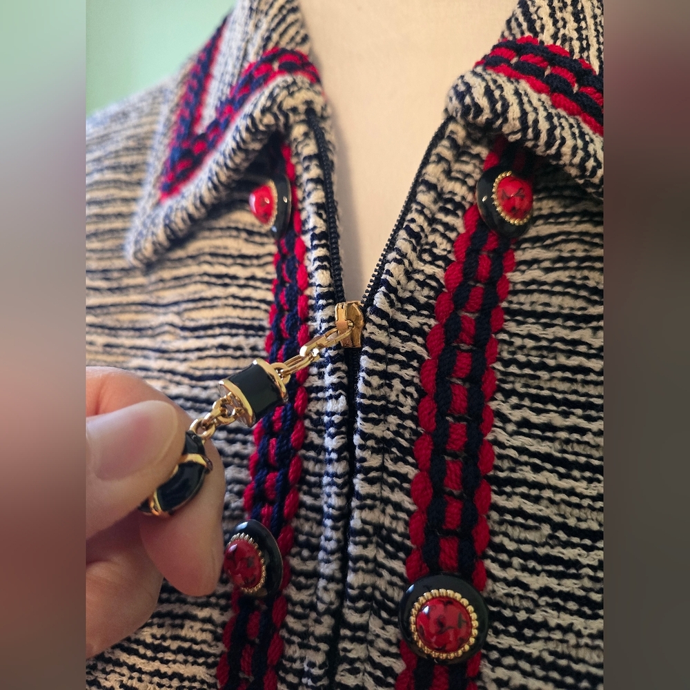 St.John Knit Jacket Set Up - Picture 2 of 15